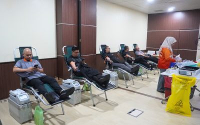 EGNC’s Wellness At Work Programme hosted a Blood Donation Drive
