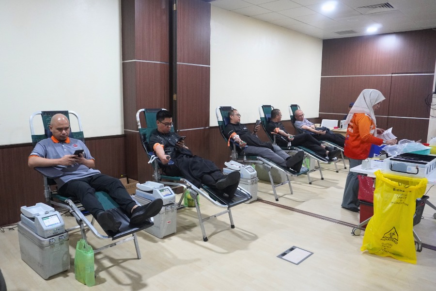 EGNC’s Wellness At Work Programme hosted a Blood Donation Drive