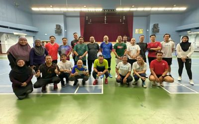 EGNC held Badminton Friendly Match with various oragnisations