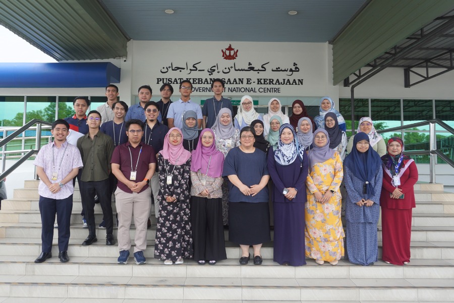 E-Government National Centre (EGNC) received an industrial visit from a group of UBD Master’s students