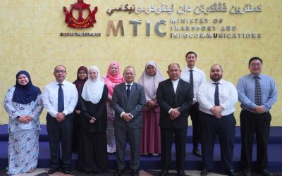 Jerayawara Taklimat Pembarigaan Perkhidmatan Gunasama Pusat Kebangsaan E-Kerajaan di Kementerian Pengangkutan dan Infokomunikasi (MTIC)